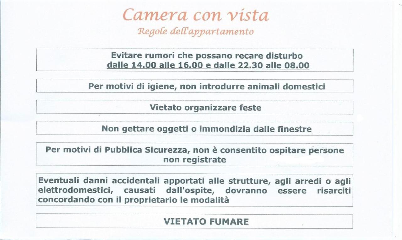 Camera Con Vista Este Apartman Kültér fotó